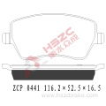 FMSI D1435 ceramic brake pad for Nissan